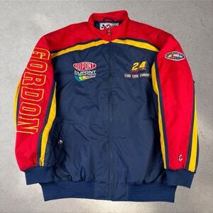 Vintage 90s Jeff Gordon Chase Authentics NASCAR Racing Jacket